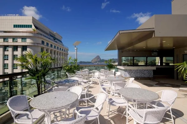 Terraza panorámica del hotel